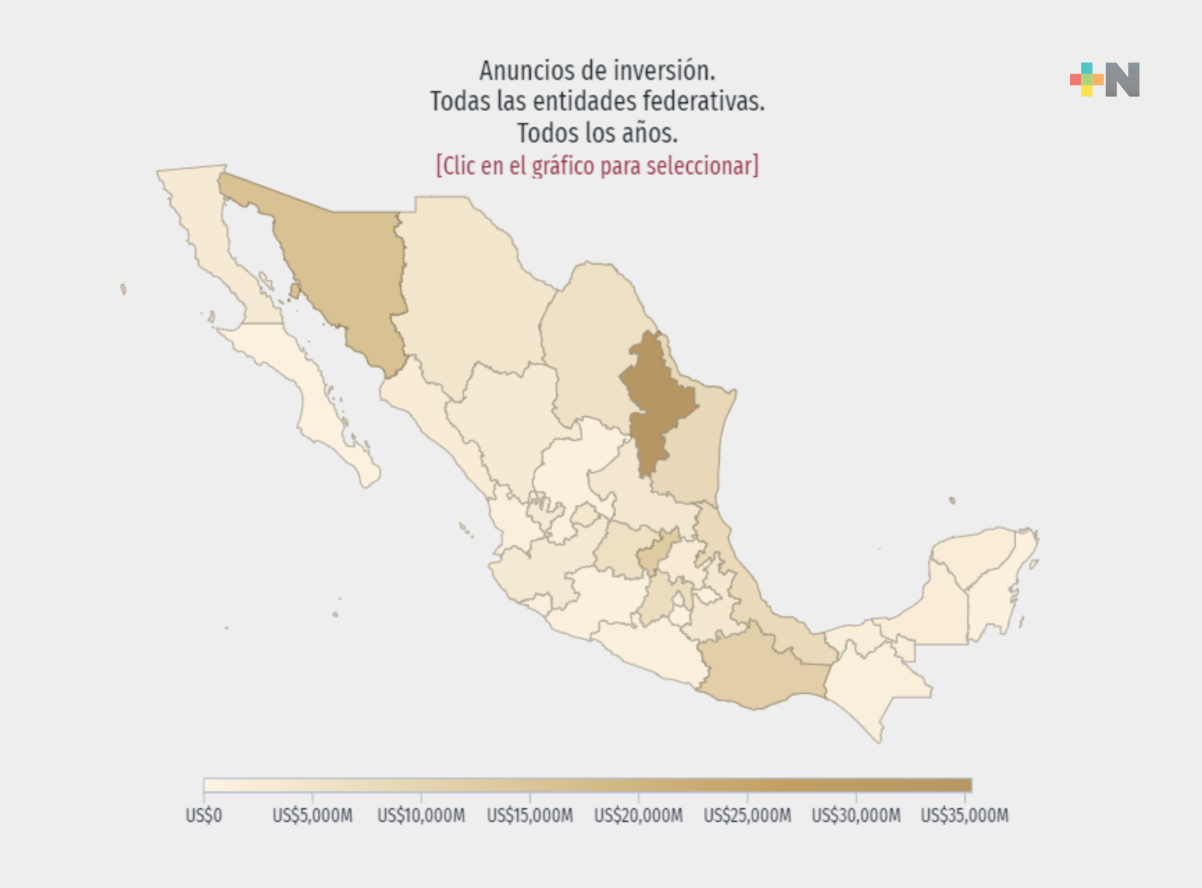 Realiza sector privado 575 anuncios de inversión por 170 mil 644 mdd: SE